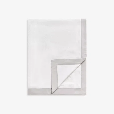 John Lewis John Lewis Padova Border Bedspread, Cool Grey