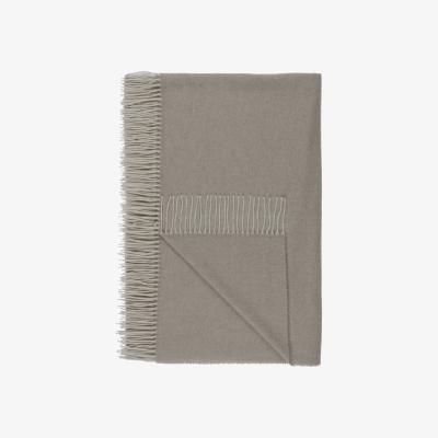 John Lewis Croft Collection 100% Cashmere Throw, Grey