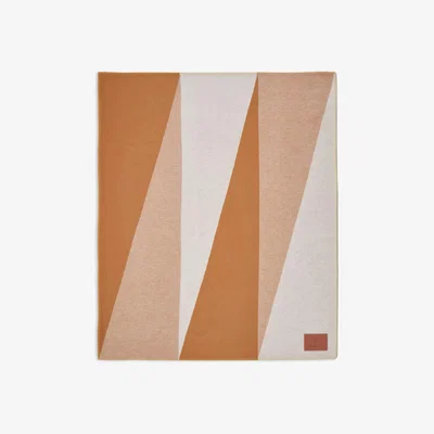 John Lewis Mulberry Colour Block Lambswool Throw