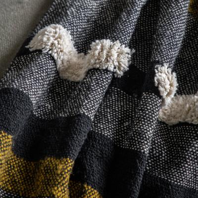 Knees Tufted Blocks Throw
