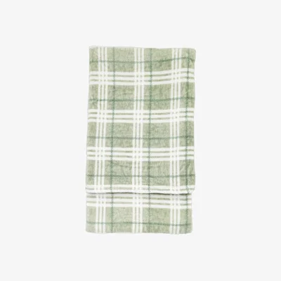 Knees Checkmate Rolled Fleece - Sage