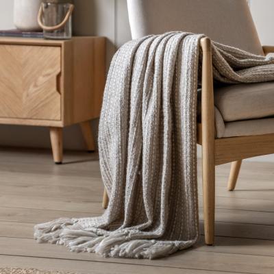 Knees Dolby Woven Throw - Natural