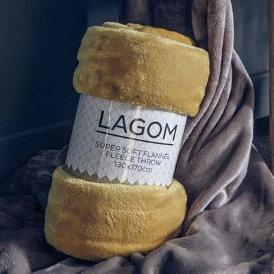 Knees Rolled Fleece Lagom - Ochre