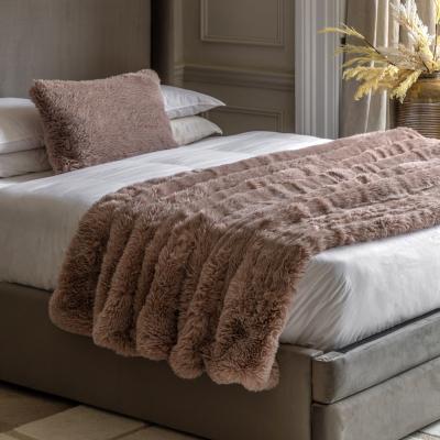 Knees Juniper Faux Fur Throw - Large