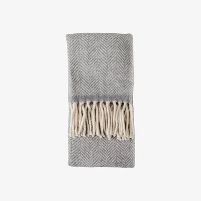 Knees Wool Throw - Grey