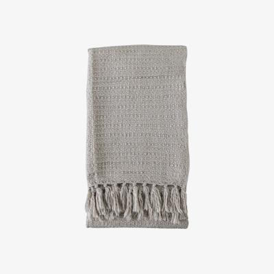 Knees Acrylic Textured Throw - Natural