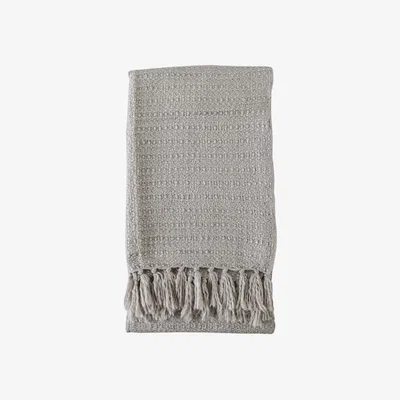 Knees Acrylic Textured Throw - Natural