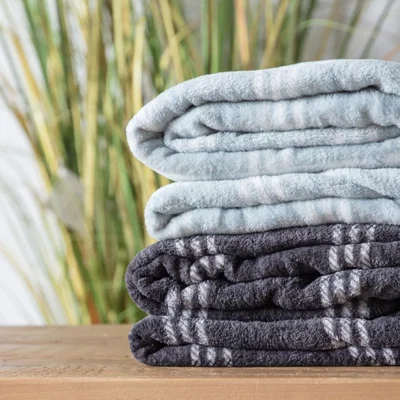 Knees Checkmate Rolled Fleece - Grey