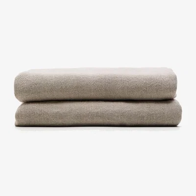Kave Home Tandi beige 100% linen bedspread for 90/135cm bed