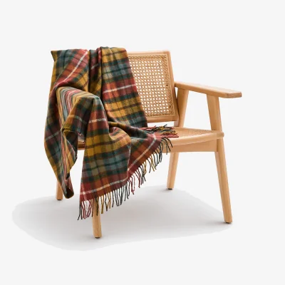 La Redoute Estria Tartan Fringed Throw