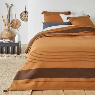 La Redoute Doni Striped 100% Cotton Bedspread