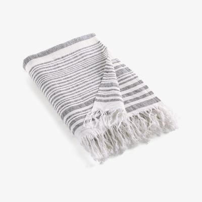 La Redoute Isla Pure Linen Fouta Blanket