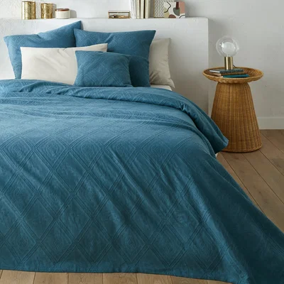 La Redoute Indo 100% Cotton Jacquard Bedspread