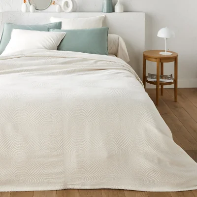La Redoute Pampa Textured 100% Cotton Bedspread