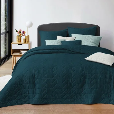La Redoute ZIG ZAG SCENARIO Quilted Cotton Bedspread