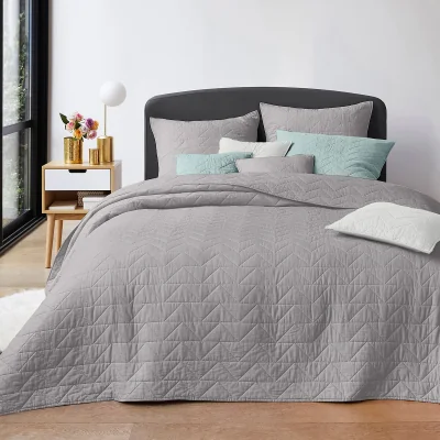 La Redoute ZIG ZAG SCENARIO Quilted Cotton Bedspread