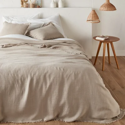 La Redoute Linange Washed Linen Bedspread