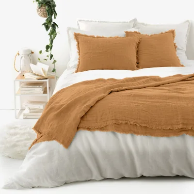La Redoute Linange Washed Linen Bedspread