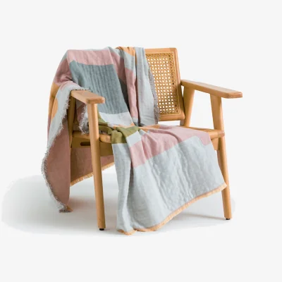 La Redoute Liz Printed Jacquard Fringed Throw