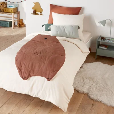 La Redoute Anatole Children's Bear-Shaped Quilt