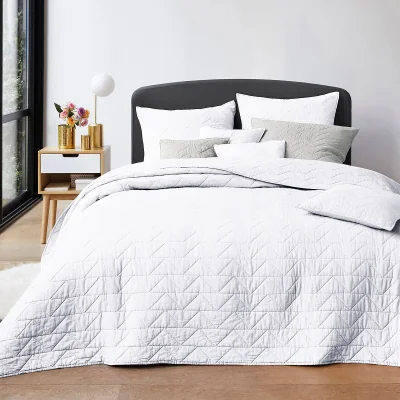 La Redoute ZIG ZAG SCENARIO Quilted Cotton Bedspread