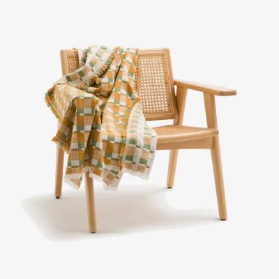 La Redoute Virna Geometric Motif Jacquard Throw
