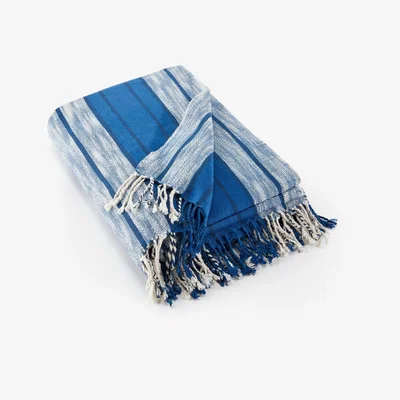 La Redoute Luana Striped Throw with Fringes