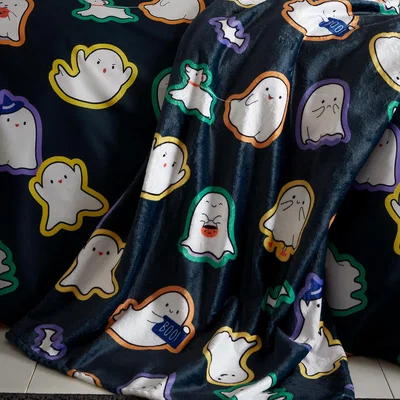 La Redoute Halloween Ghosts Throw