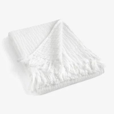 La Redoute Aska Organic Cotton Muslin Throw