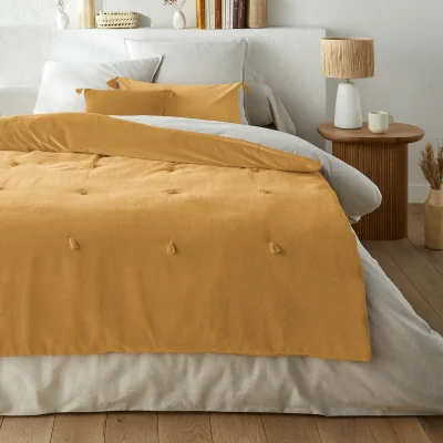 La Redoute Paula Cotton Velvet Bedspread
