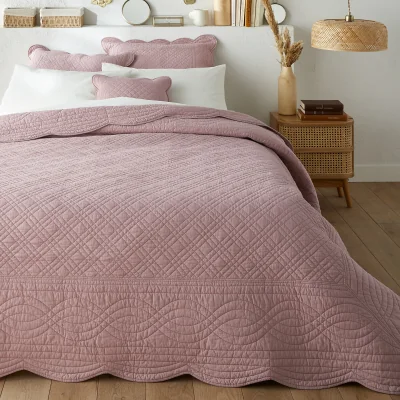 La Redoute Scenario Cotton Quilted Throw