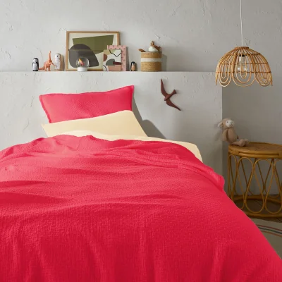 La Redoute Plumetis Swiss Dot 100% Cotton Muslin Bedspread