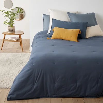 La Redoute Dojo Quilted 100% Washed Cotton Bedspread