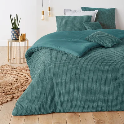 La Redoute Fluffy Textured Quilted Bedspread