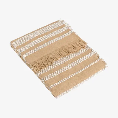 La Redoute Jour Woven Fringed Throw 130x180cm