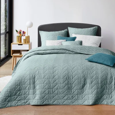 La Redoute ZIG ZAG SCENARIO Quilted Cotton Bedspread