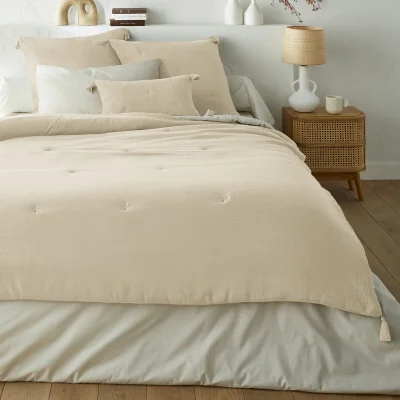 La Redoute Kumla Cotton Muslin Quilted Bedspread