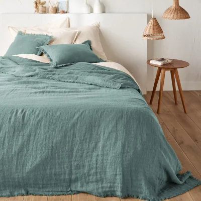 La Redoute Linange Washed Linen Bedspread