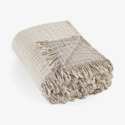 La Redoute Aska Organic Cotton Muslin Throw