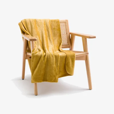 La Redoute Maxine Fleece Throw in Recycled Polyester