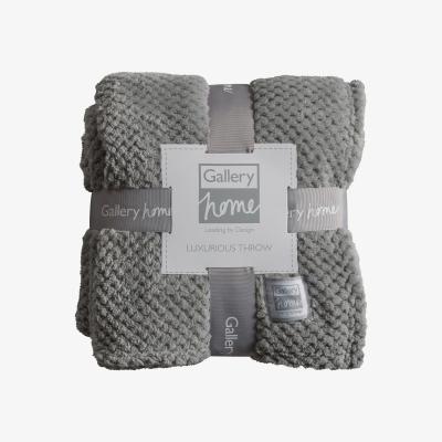 La Redoute Waffle Fleece Throw 150x200cm