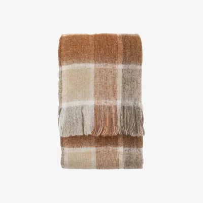 La Redoute Autumnal Check Mohair Throw