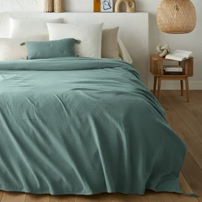 La Redoute Kumla 100% Cotton Muslin Bedspread