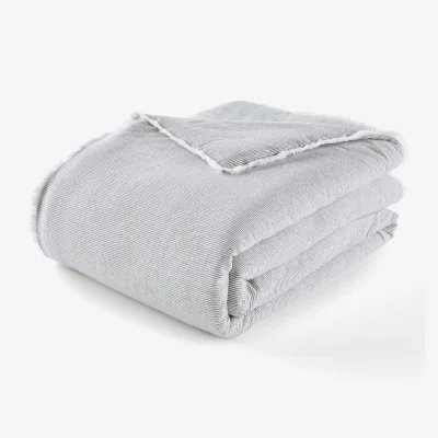 La Redoute Celtina Quilted Cotton Linen Bedspread