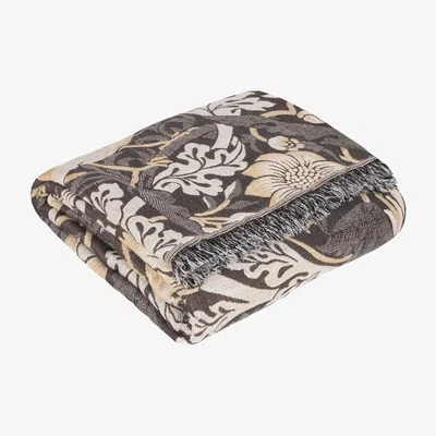 La Redoute Strawberry Thief Jacquard Multi Layer Throw