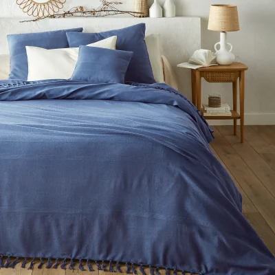 La Redoute Nedo Fringed Cotton Bedspread