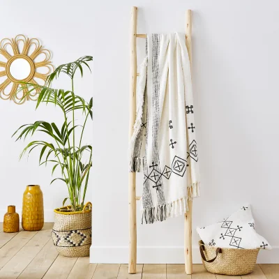 La Redoute Angusto Embroidered Throw