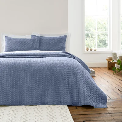 La Redoute Attica Velvet Embroidered Bedspread