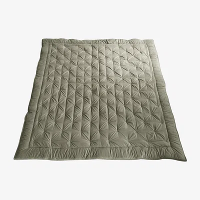 La Redoute Luxury Tufted Cotton Blend Velvet Bedspread
