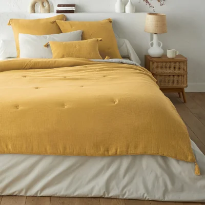 La Redoute Kumla Cotton Muslin Quilted Bedspread